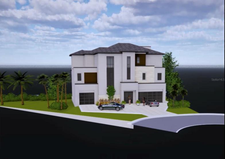 Rendering of a proposed home.