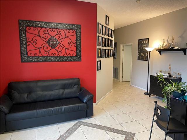 Sitting area in lobby