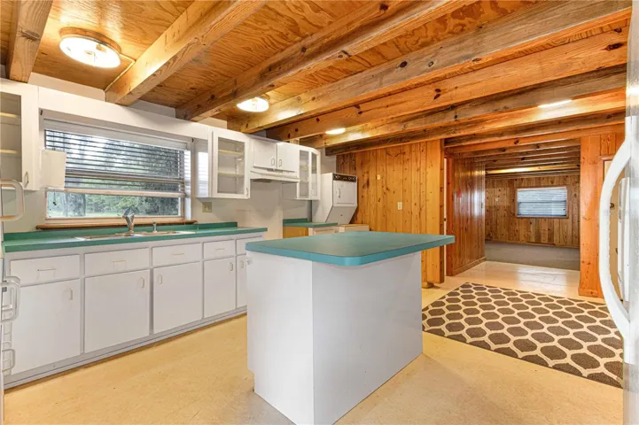 Two Story Cabin Kitchen etc