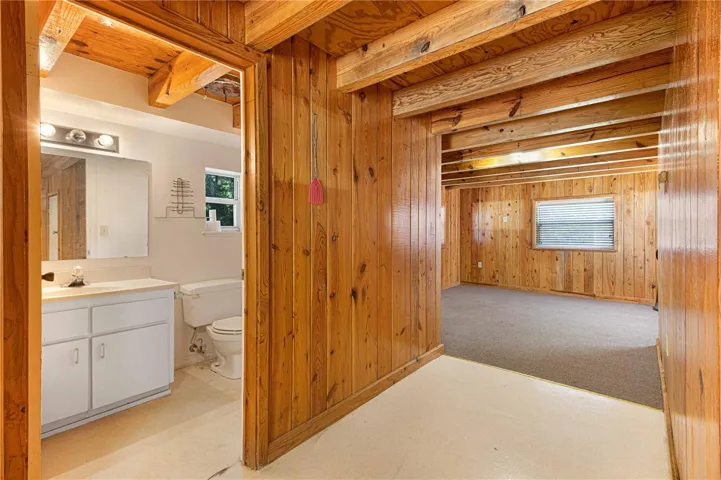 Full Bathroom and Living Room