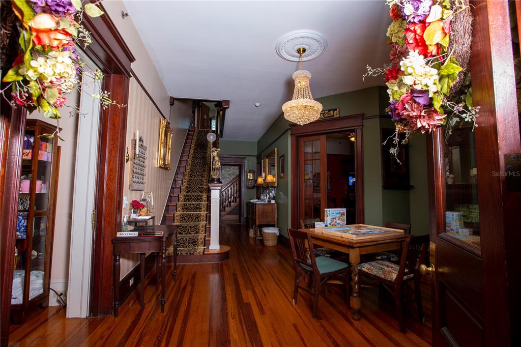 Beautiful entry into the Hoyt House!