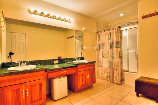 Master Bathroom with His and Hers Vanity