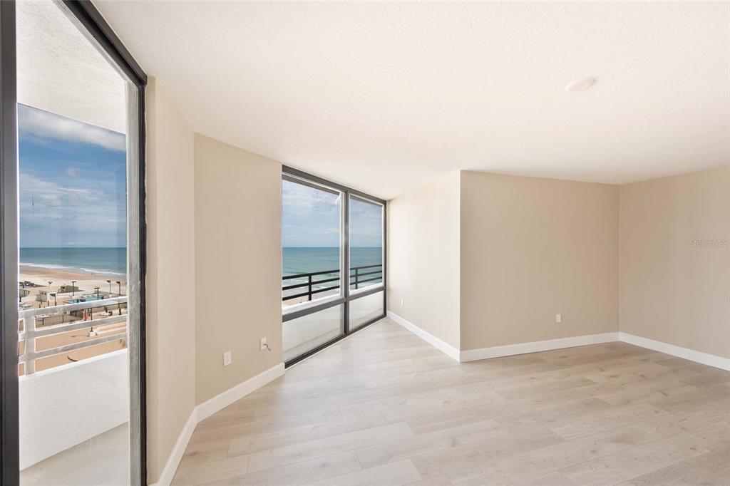 Living Room view of the Beach and Ocean