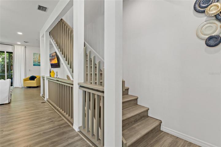 Stairs to Top Floor Where All Bedrooms Are