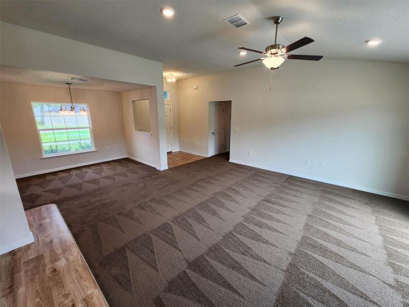 Great room + Dining room