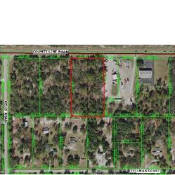 Aerial before land clearing