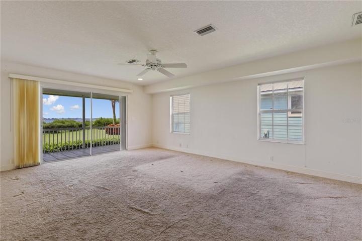 Master Bedroom w/ view of river