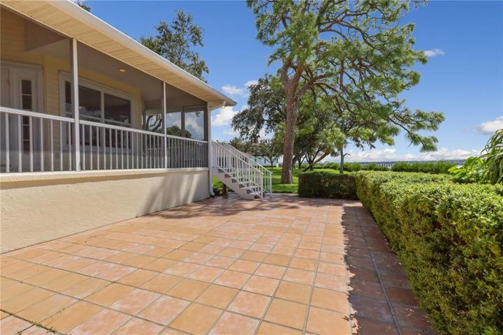 Backyard patio