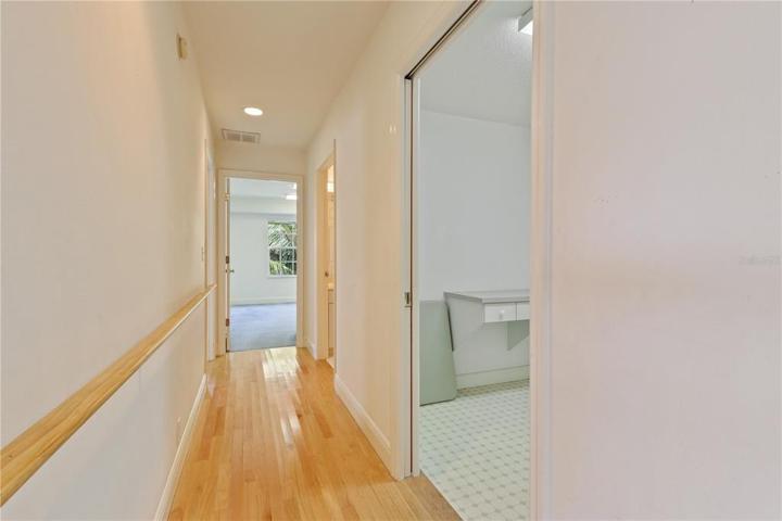 Hallway to Master BR, 2nd BR & laundry room