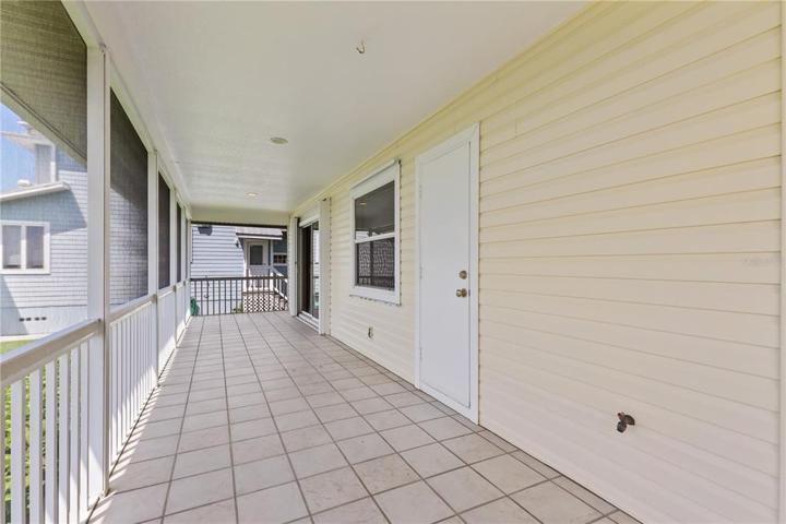 Screened in deck