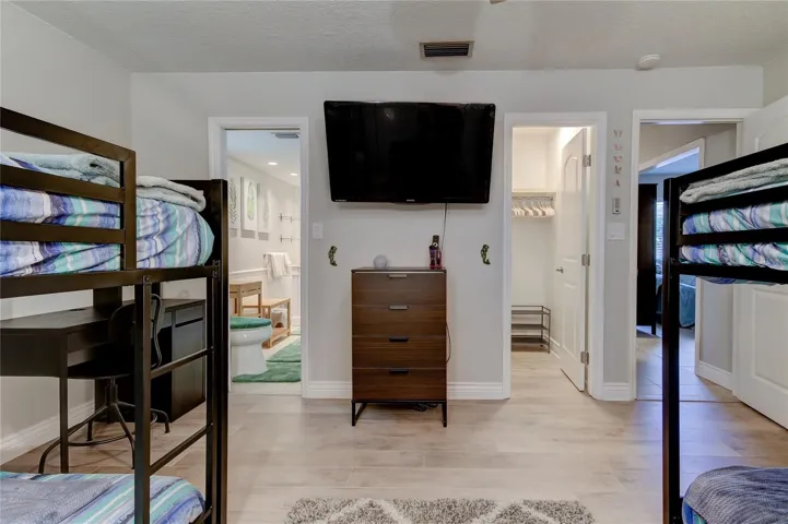 Bedroom #3 (12x15 ) Features private access into bathroom #2 (7x10) + a walk in closet (5x4.2)