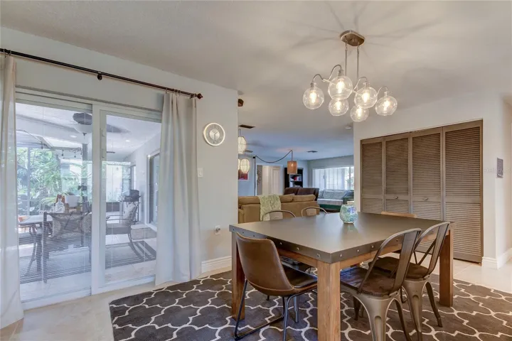 Dining Room with Brand new 6- person dinette for dining delights (9.4 x 19)