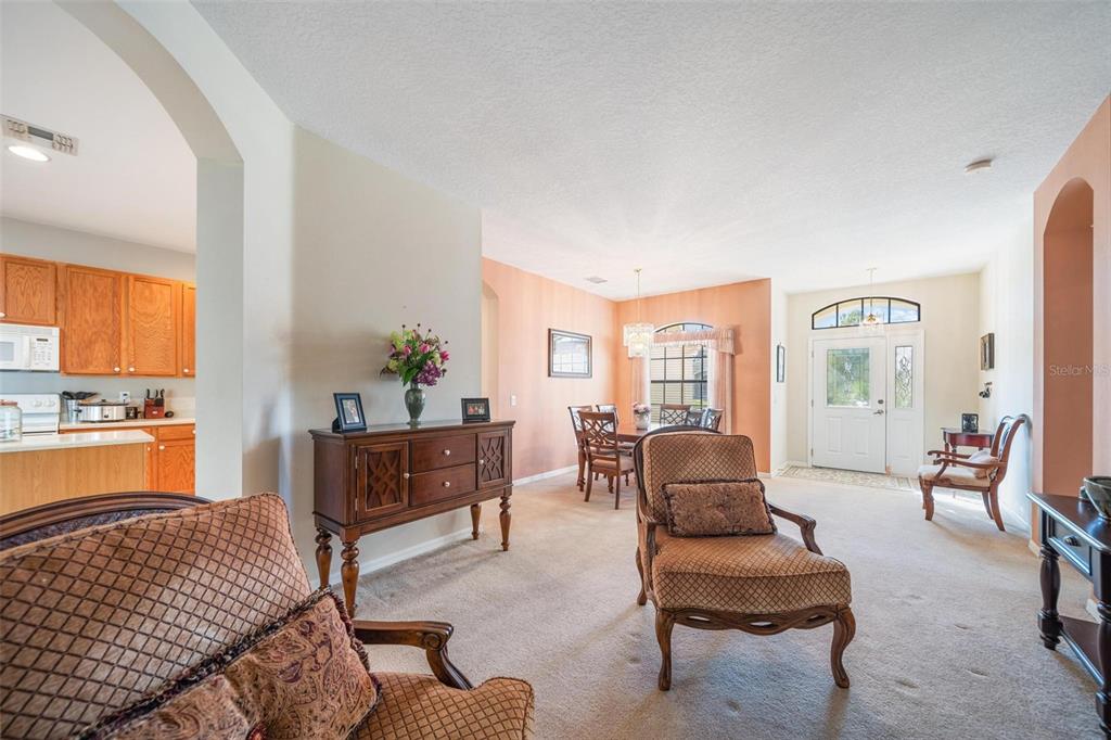 view into family room
