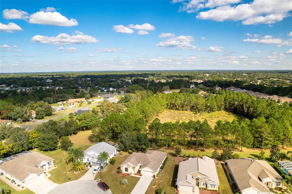 drone of culdesac and neigboring homes.