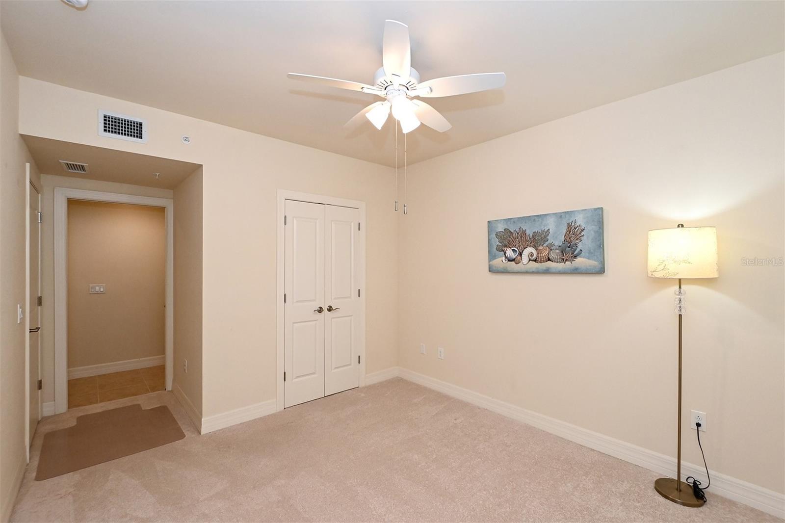 2nd bedroom has a walk-in closet and a pocket door to 2nd bathroom