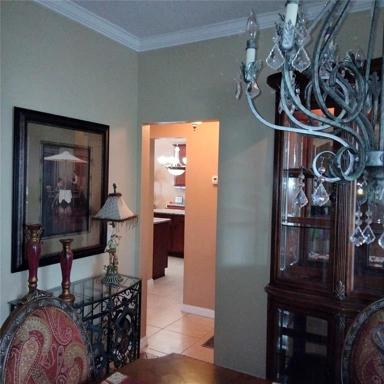 Looking towards the kitchen from the Formal Dining room