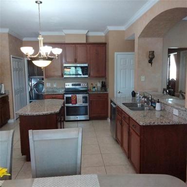 View of the kitchen from the Dinette area