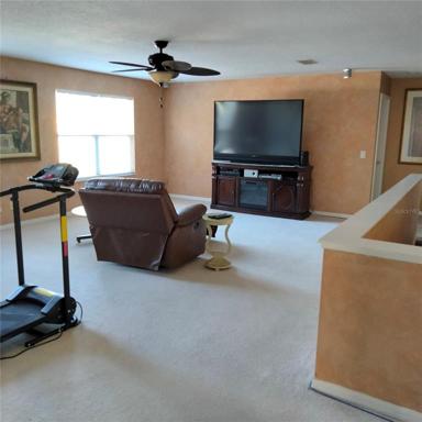 The second floor large family room/loft area