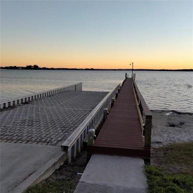 The private community boat ramp and dock. Fish off the dock or watch the nightly fireworks from Disney across the lake!
