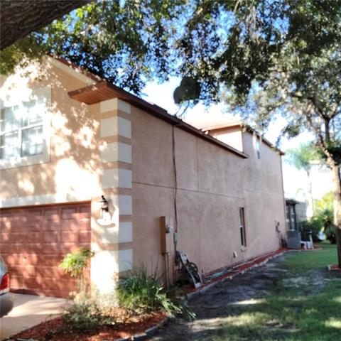 Right side view of the home