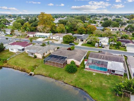 Aerial view of back of property