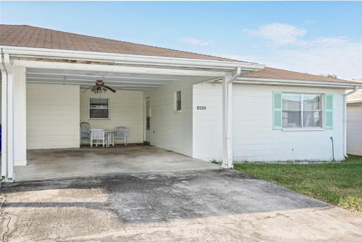 Large Carport with room to sit!