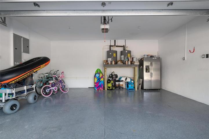 Two car garage