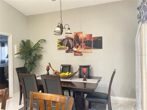 View ion dinning room from kitchen