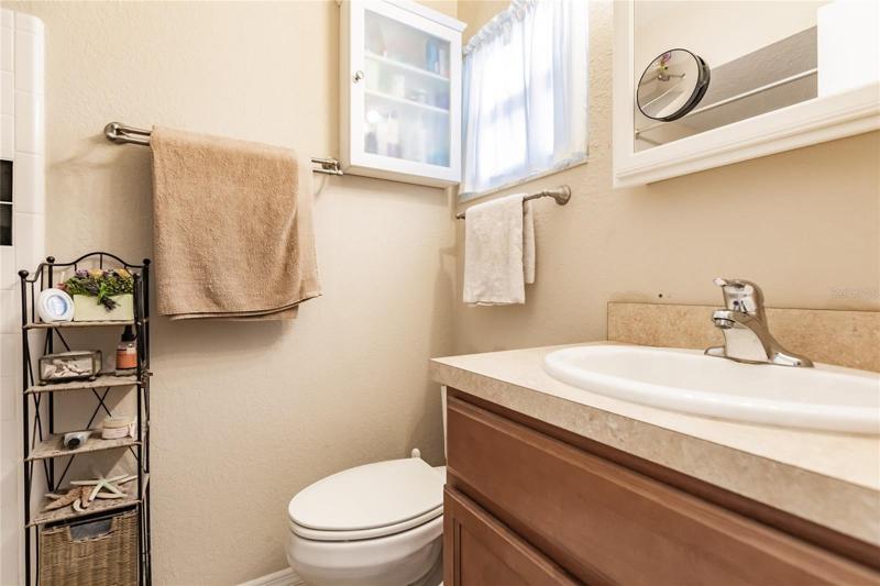 Main bath with shower