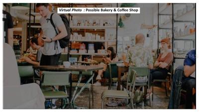 Virtual Photo Possible Coffee Shop or Bakery