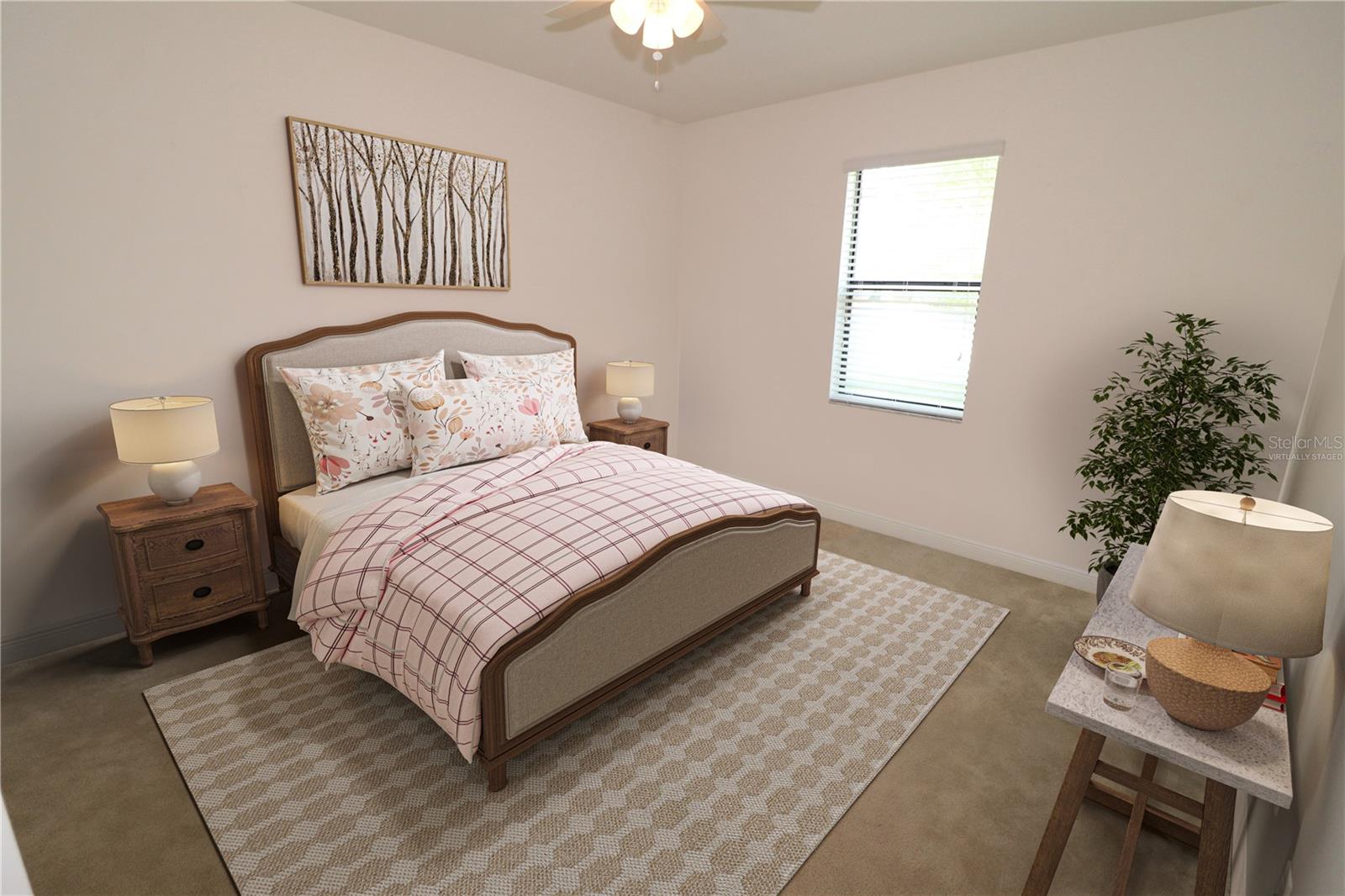 Bedroom 2 - virtually staged