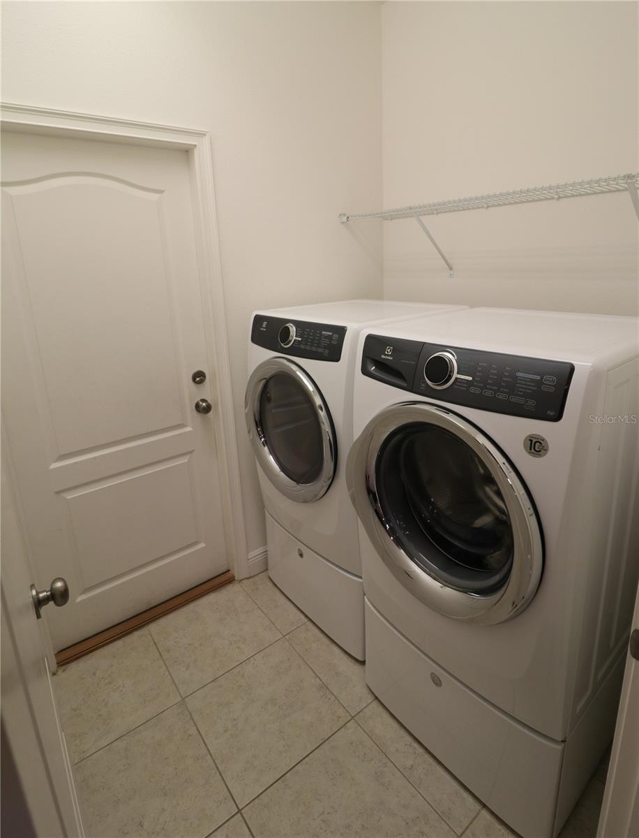 Laundry room.
