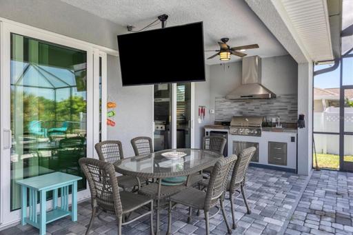 There is no longer an outdoor TV
