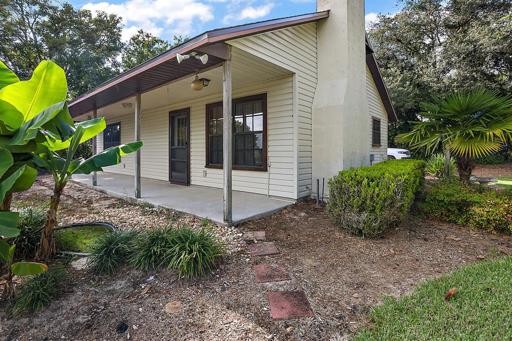 Front and side of house