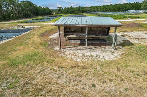 Building near clay pit and nursery