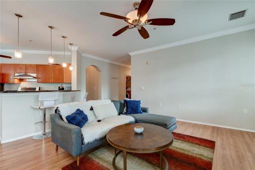 Living Room with Fireplace