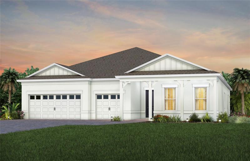 Renown Home Exterior Design – Artist rendering for this new construction home. Pictures are for illustration purposes only. Elevations, colors and options may vary.