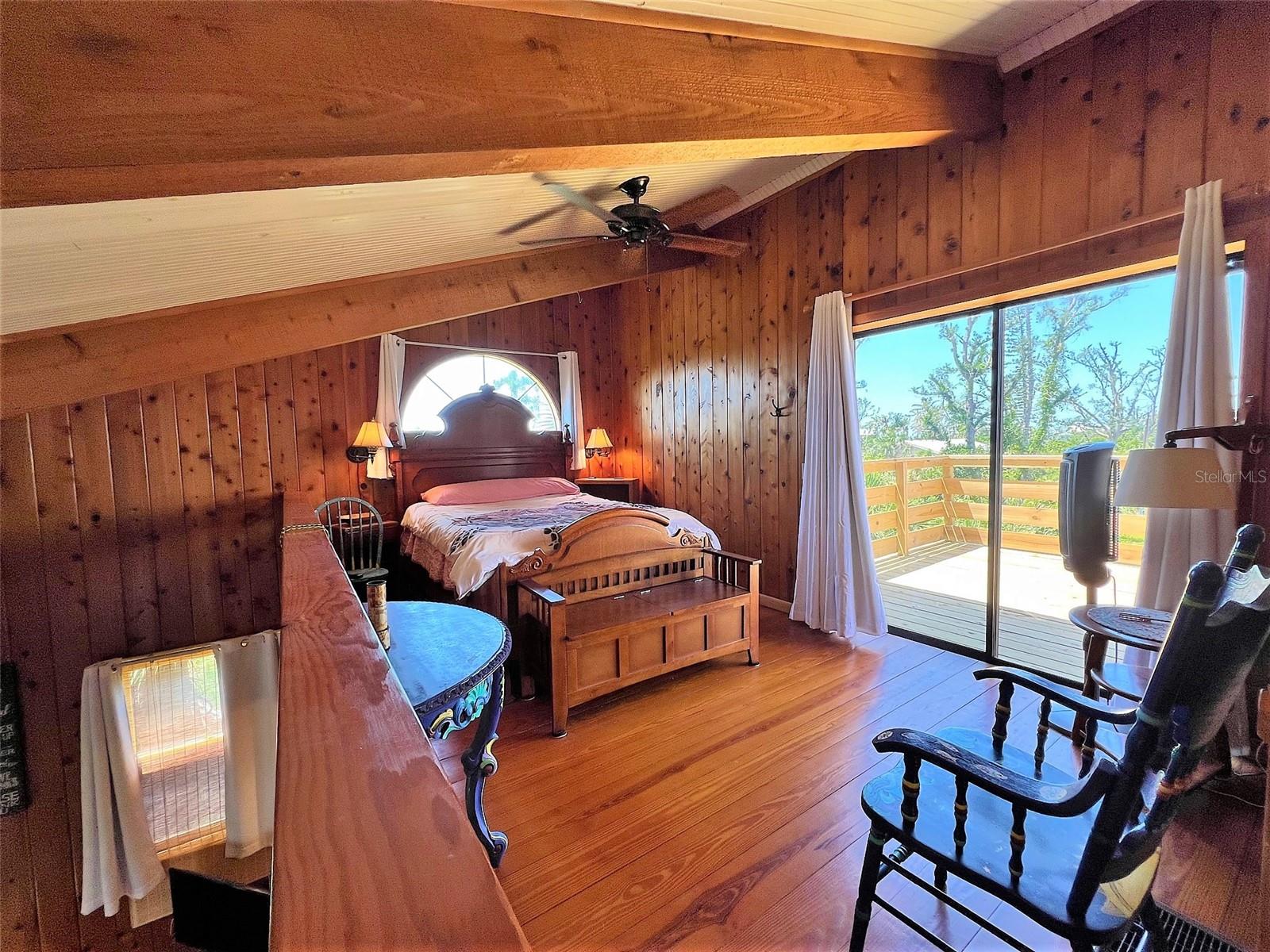 Master bedroom loft
