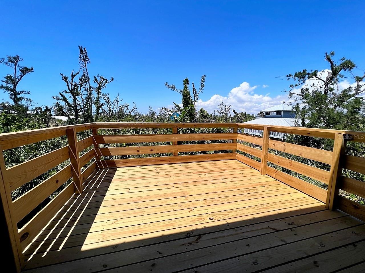 MB back deck. New decking and rails