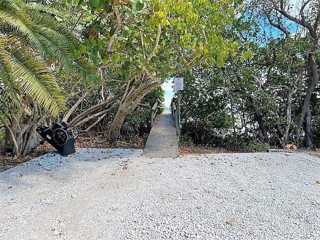 Parking area at dock