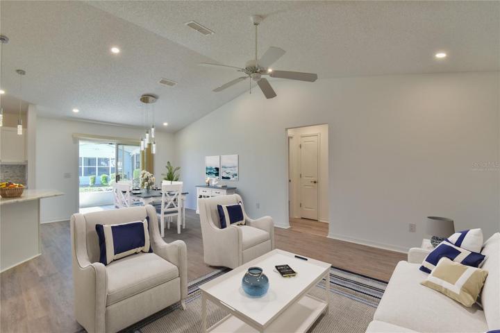 Virtually Staged view from Living Room