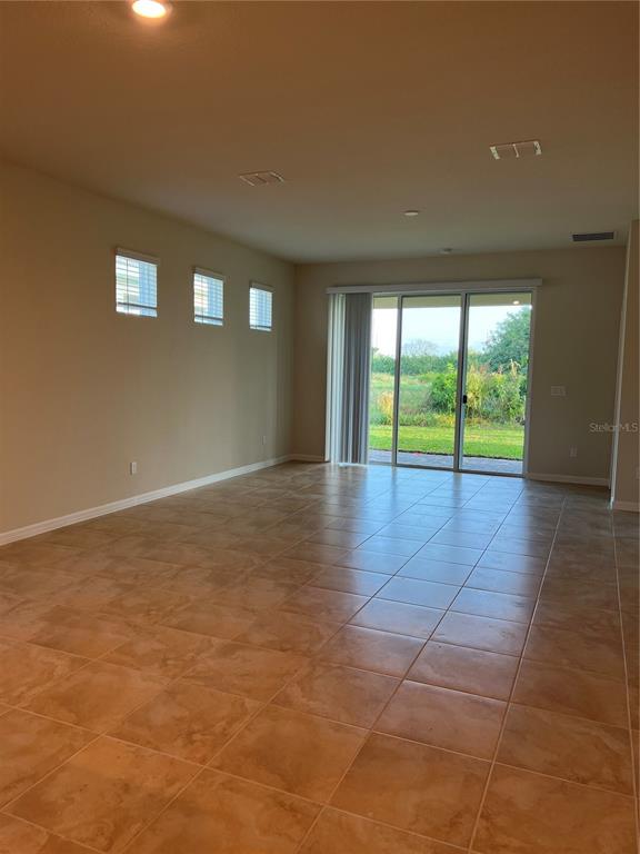 Great room overlooking preserve
