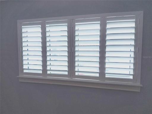 Plantation shutters added!