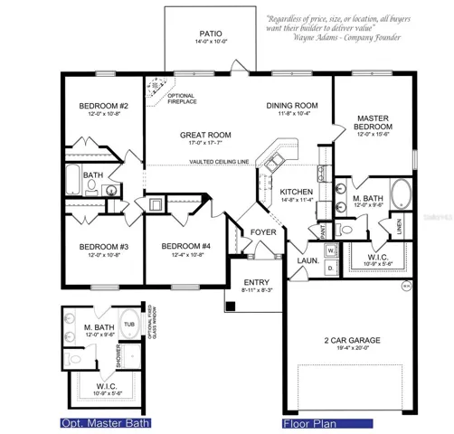 Floor plan layout