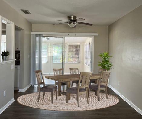 Dining Room Staged