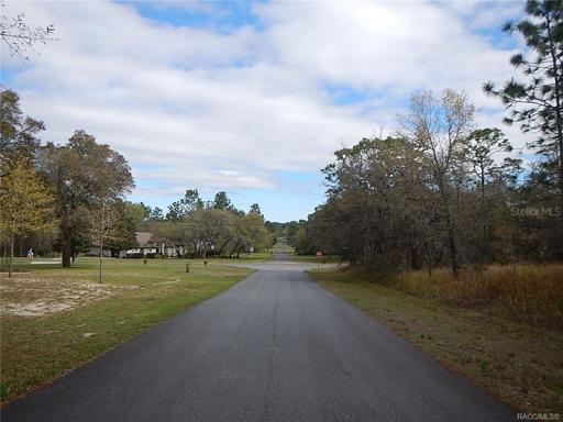 Street view of lot