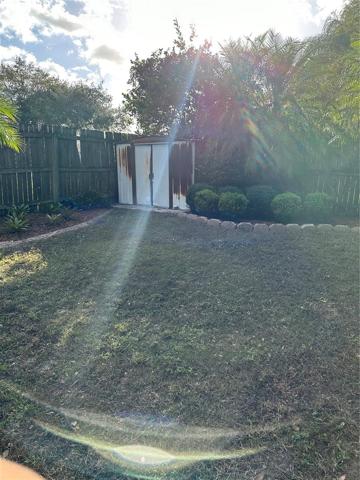 Back yard shed