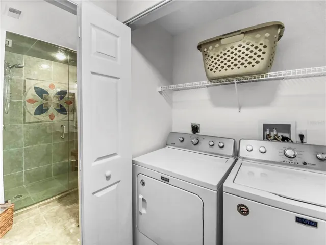 Full size washer and dryer