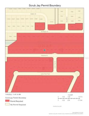 Scrub Jay Map