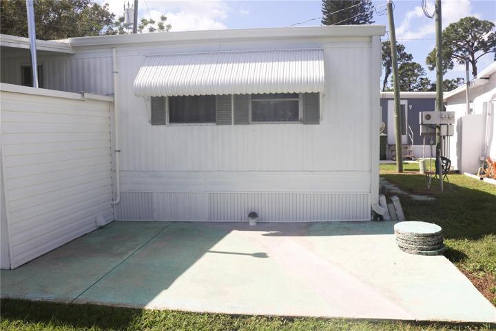 Rear patio